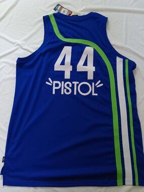Pete Maravich "Pistol" #44 Atlanta Hawks Reebok Hardwood Classic NBA Jersey 3XL